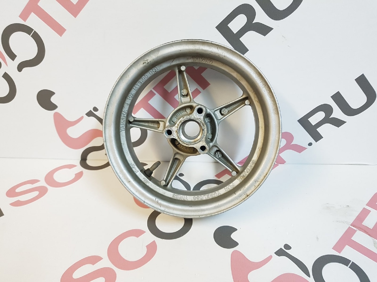 Диск колесный передний литой (диск. тормоз) Yamaha BWS SA44J, SA53J Б/У