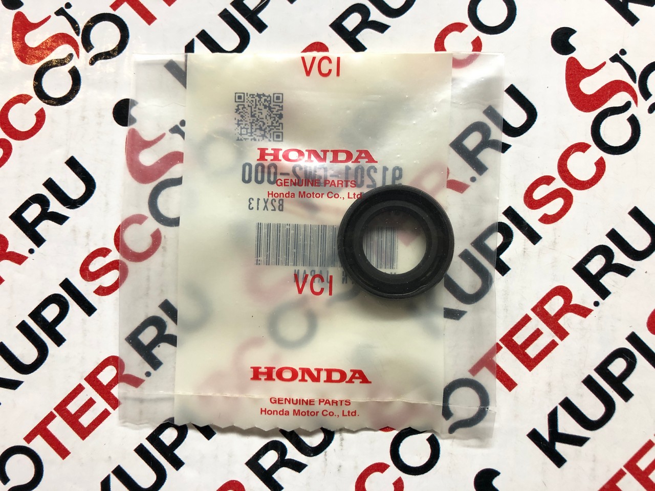 Сальник коленвала 15х25,5х7 мм. Honda Lead 50 / 90  AF20 / HF05, Gyro Canopy TA02, Gyro X TD01, Gyro Up TA01 (91201-GW2-000) оригинал