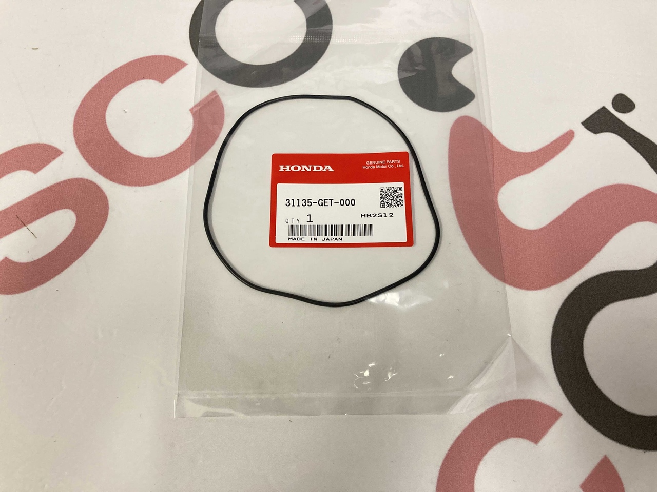 Прокладка крышки генератора Honda Gyro Canopy TA03, Zoomer AF58, Benly AA05, Dio AF56 (31135-GET-000) оригинал