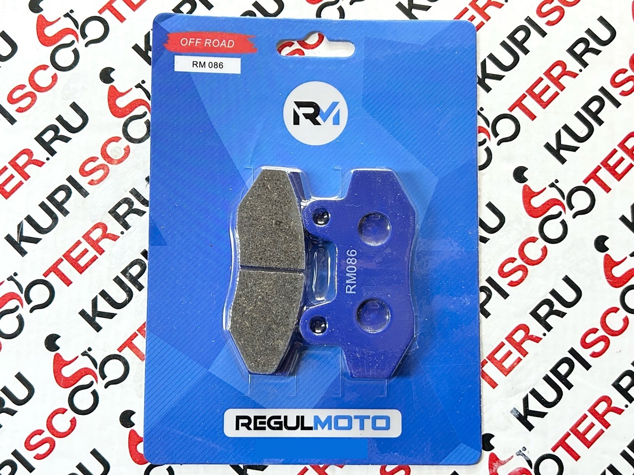 Колодки тормозные FA086 Regulmoto Sport 003, TE, ZR, CR-X, Honda Lead 50/100 AF48/JF06, Питбайк двухпоршневой суппорт, минеральные