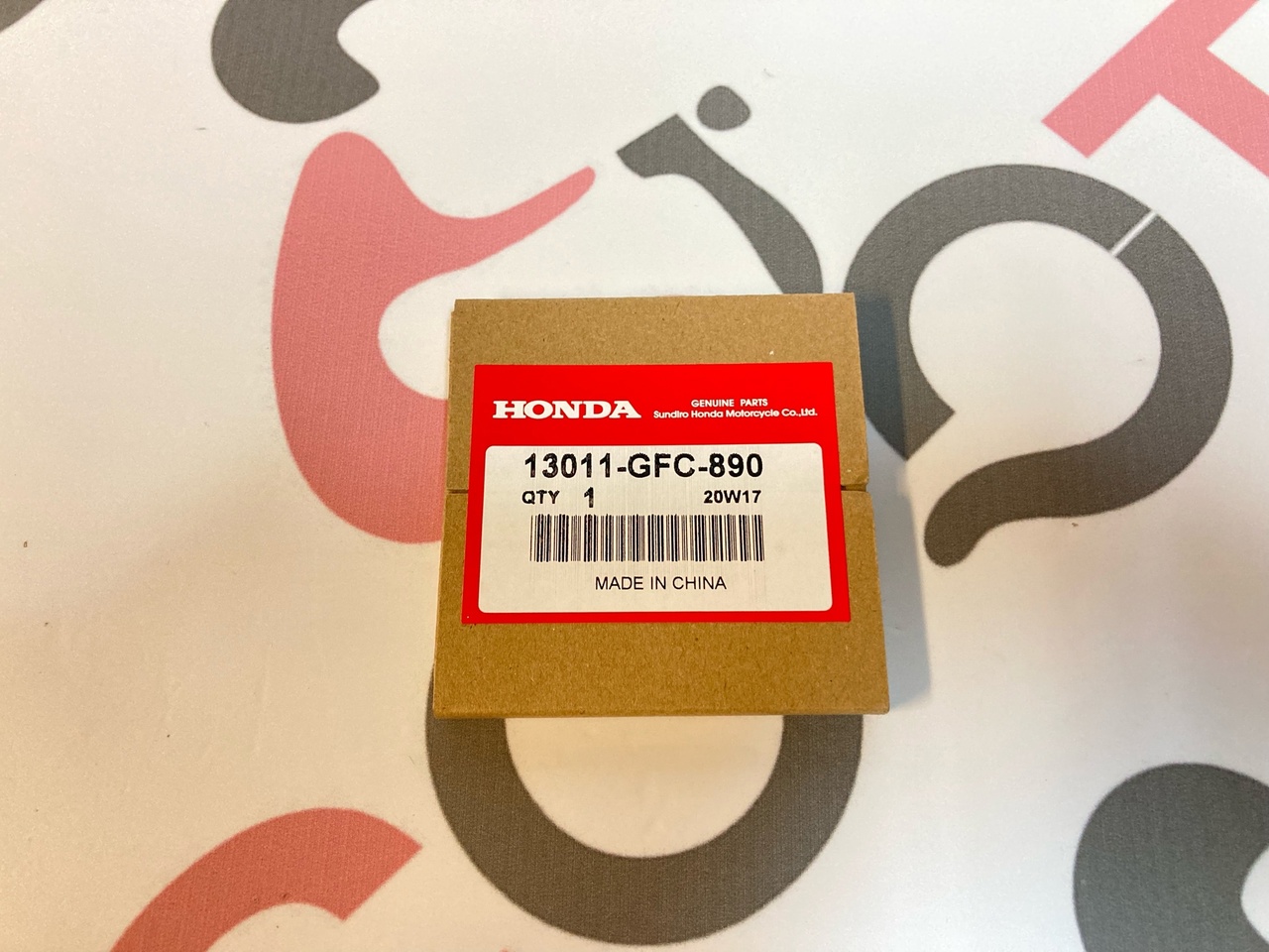Кольца поршневые Honda Dio AF62, AF68, Today AF61, AF67 (13011-GFC-890) оригинал