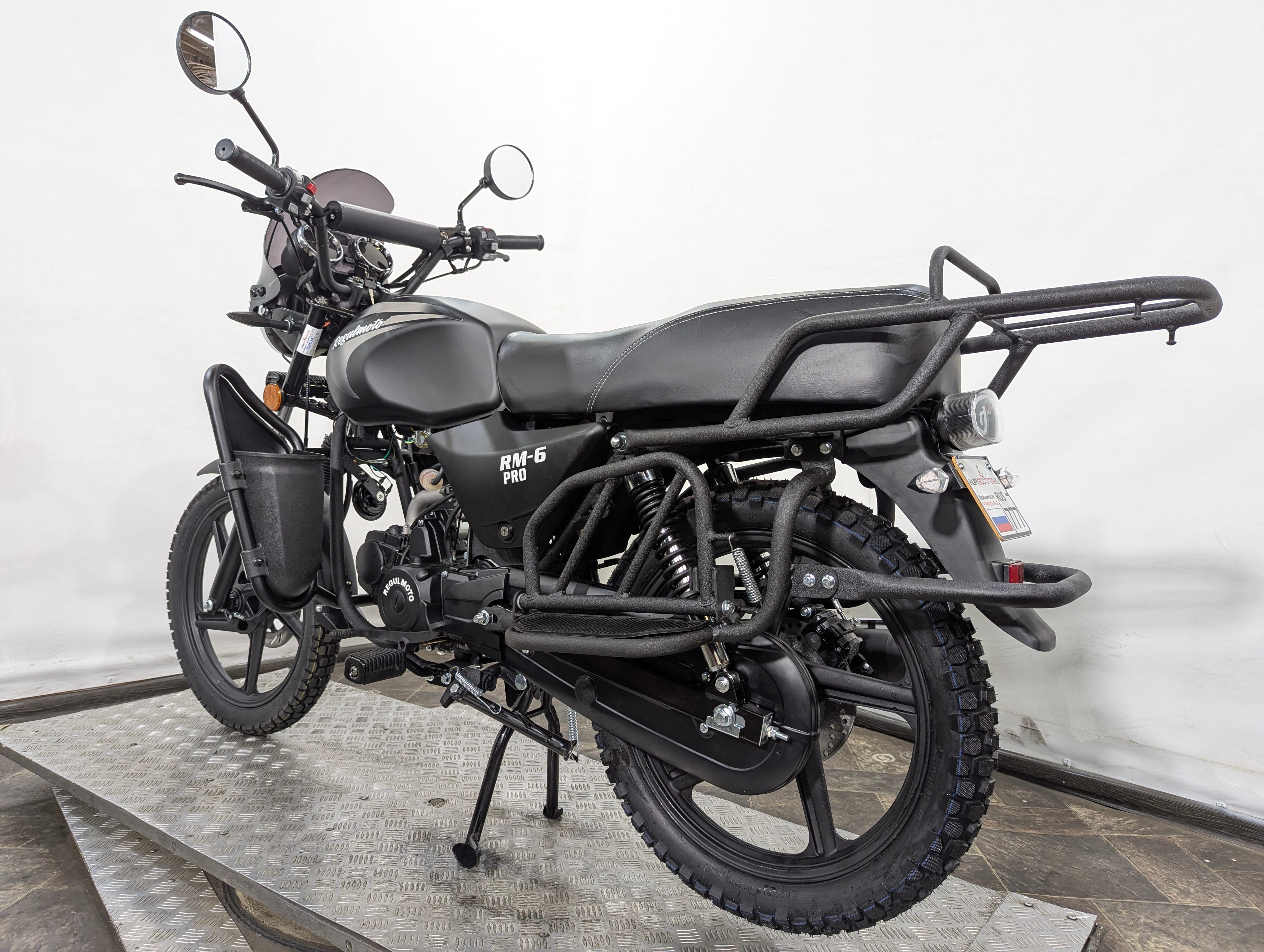 Мопед Regulmoto Alpha RM-6 PRO Черный Матовый  (арт. RM-6-black)