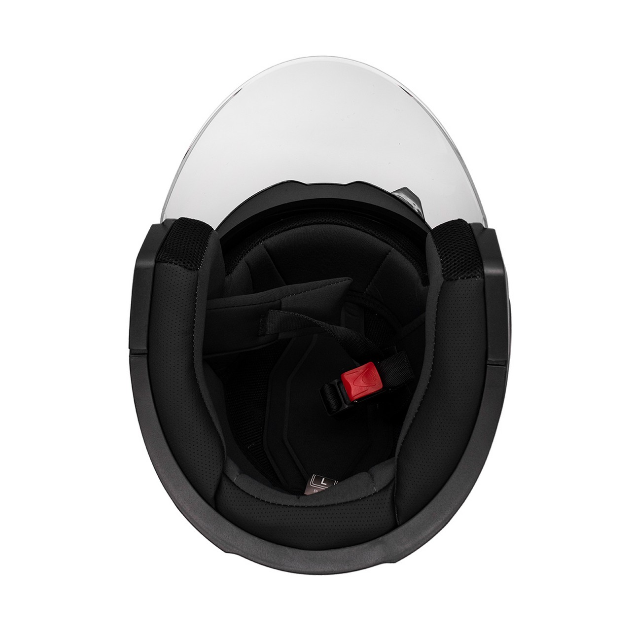 Шлем KIOSHI JK526 S открытый со стеклом и очками (Черный матовый, L, 304173-7)