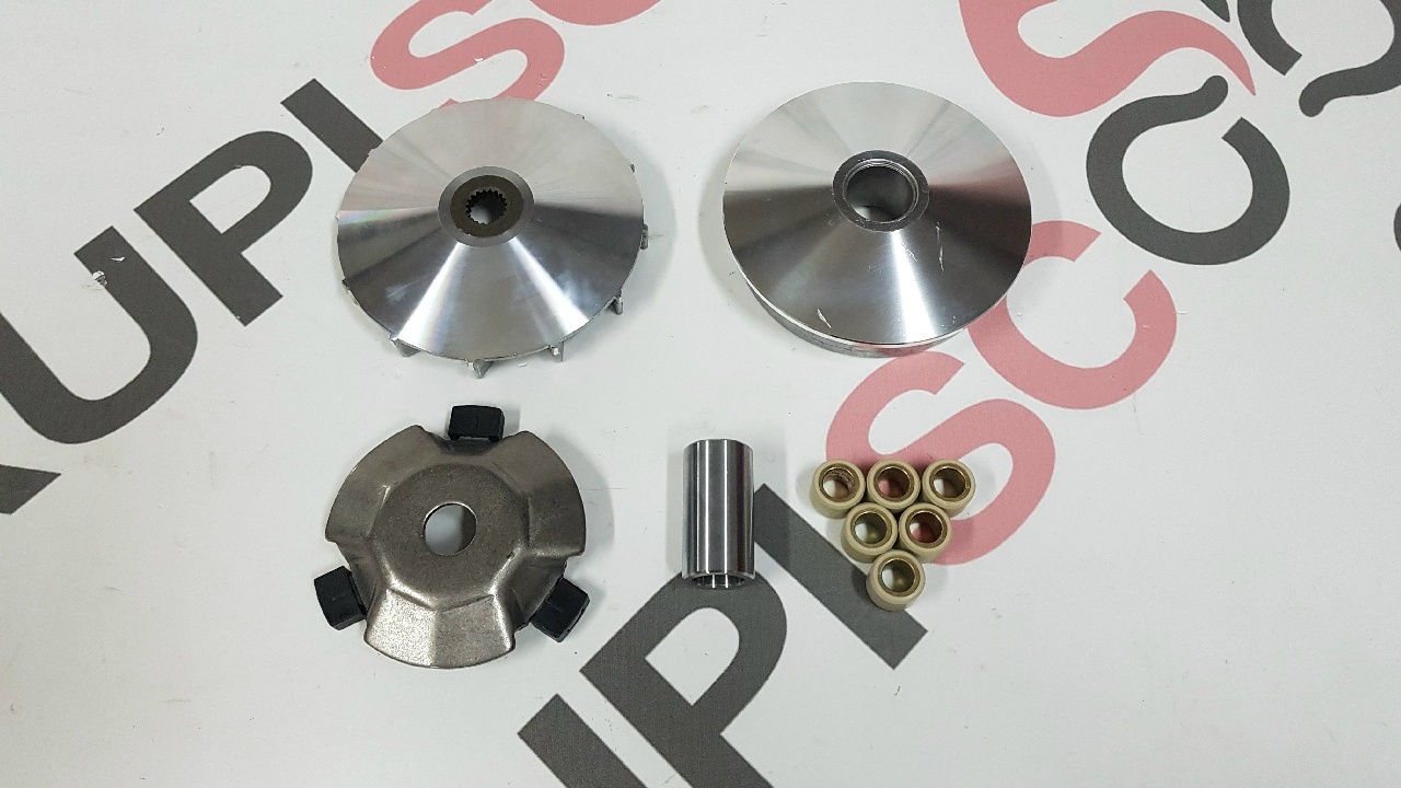 Вариатор в сборе 1P52QMI (ролики 10 гр.) Longjia / Regulmoto 125  С ДЕФЕКТОМ!