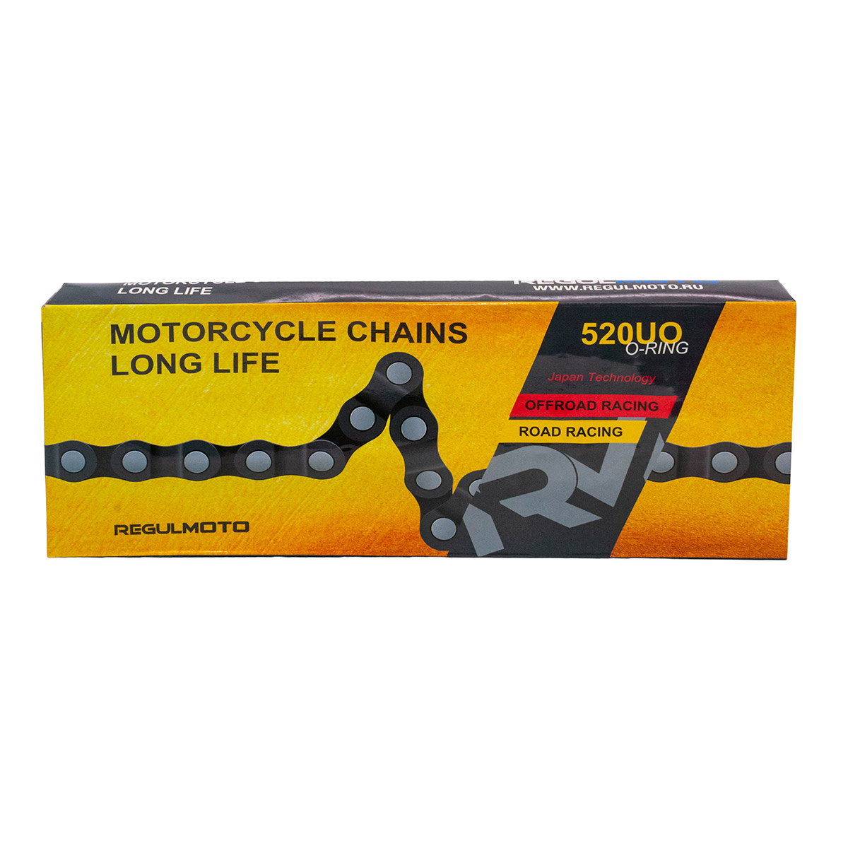 Цепь приводная REGULMOTO 520UO-120L сальниковая O-Ring
