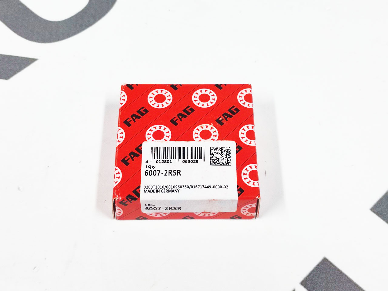 Подшипник 6007 2RSR (35х62х14)  FAG  Германия