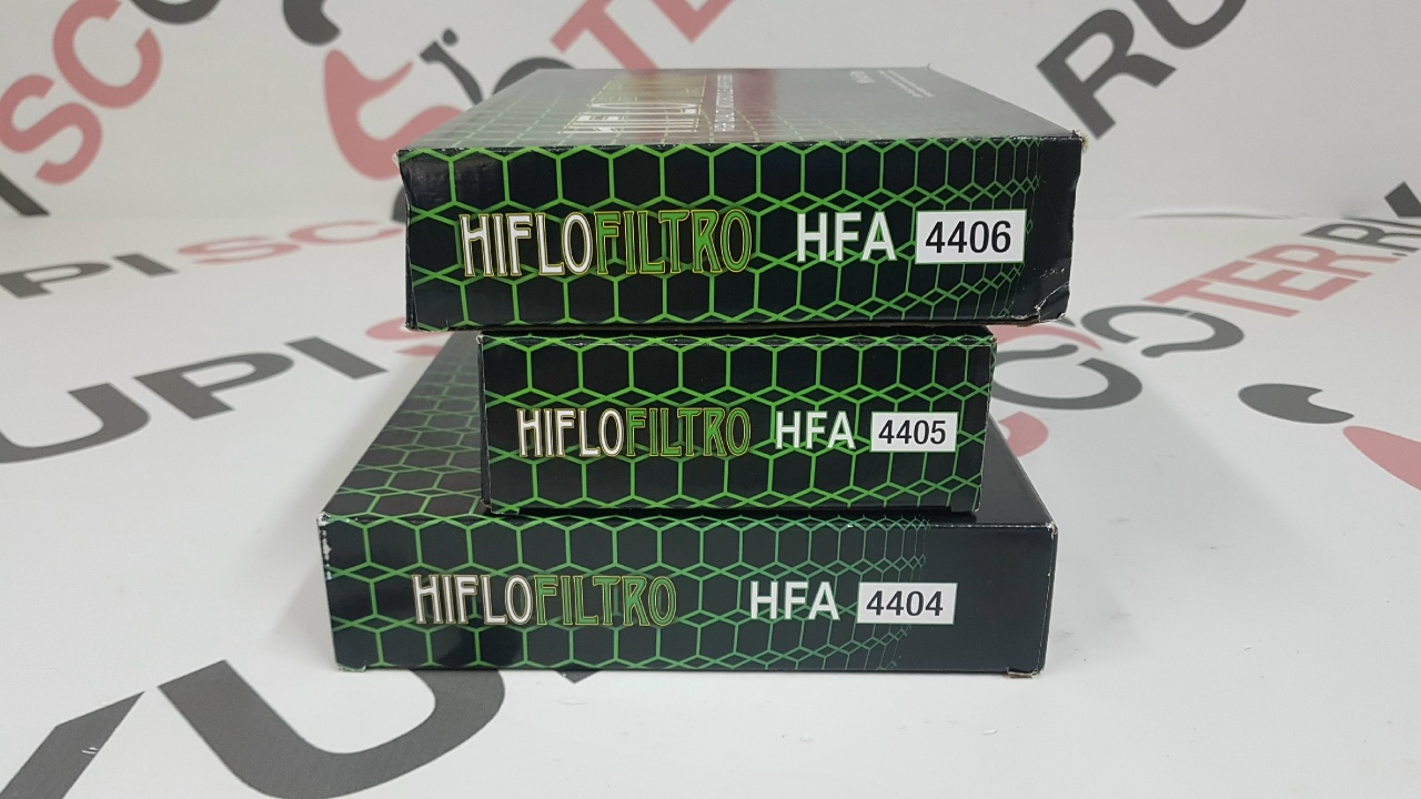 Комплект возд. фильтров Hi-Flo (3шт) Yamaha Majesty 250 / 400 (HFA4404, HFA4405, HFA4406)