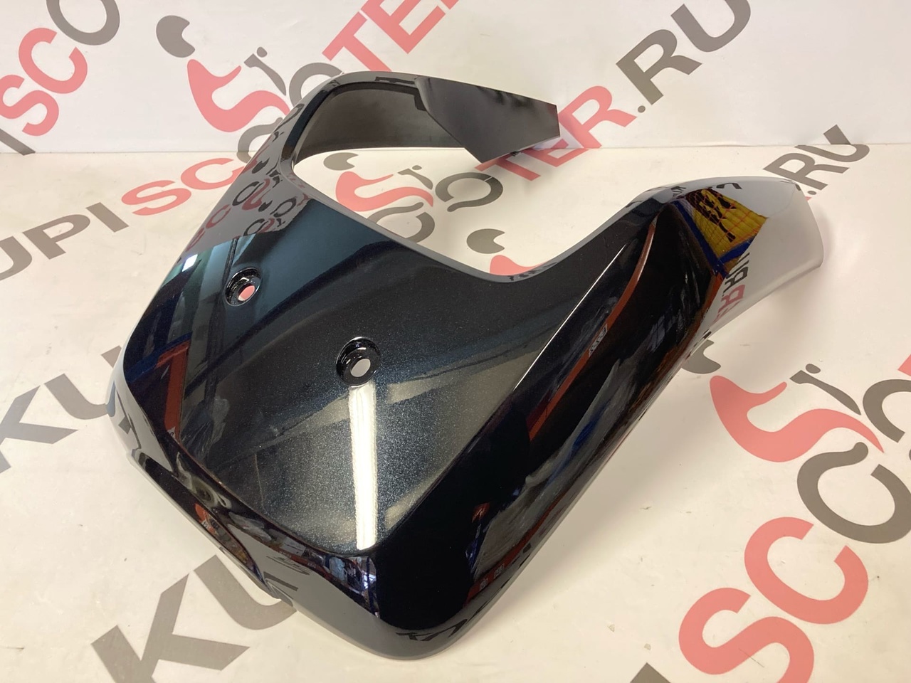 Передний обтекатель (клюв) Honda Benly AA03 (64301-GGM-900) ЧЁРНЫЙ , Оригинал