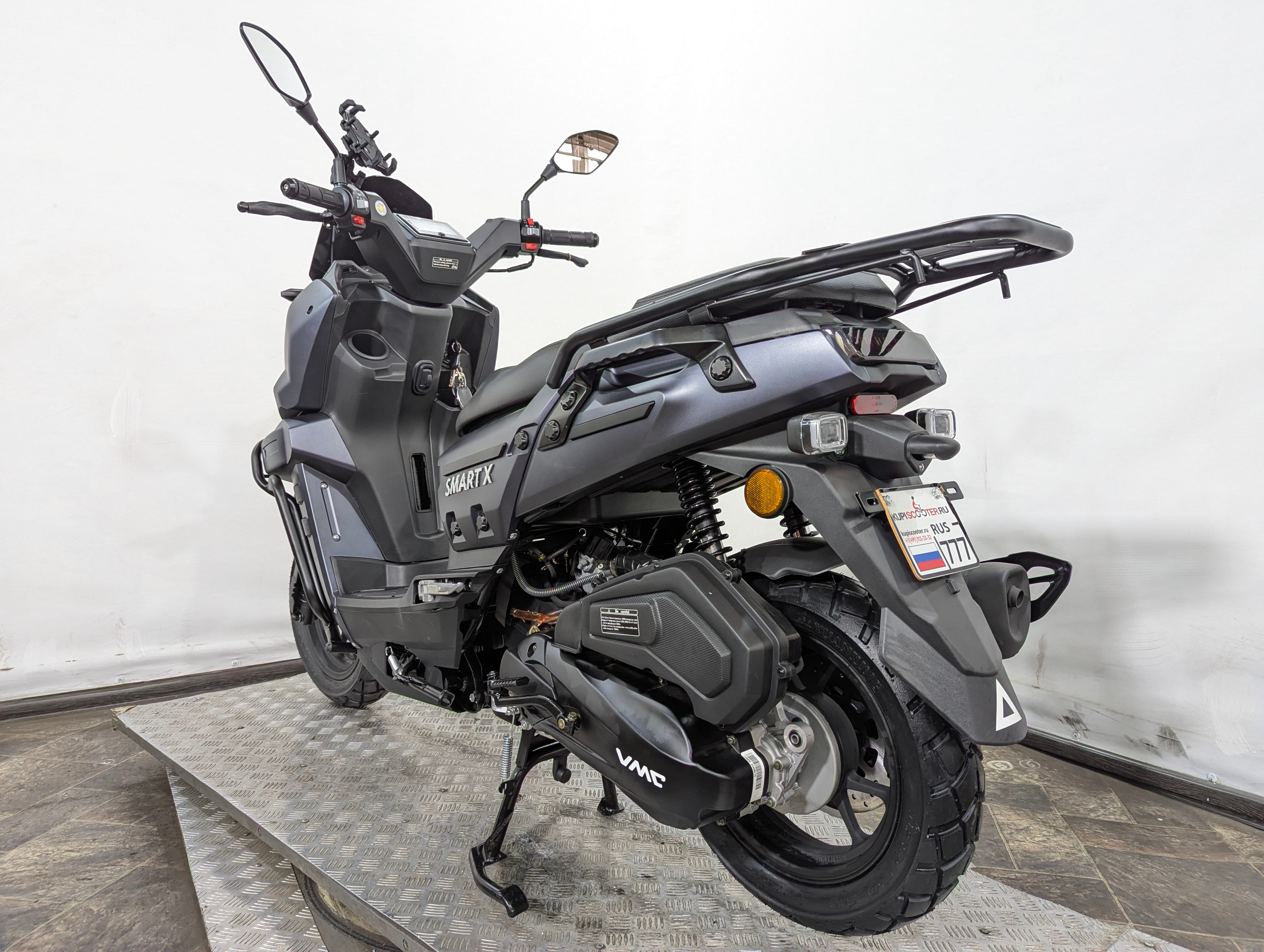 Скутер VMC (Vento) Smart-X (49/170cc) Серый матовый (арт. SmartX-GrayMatte)