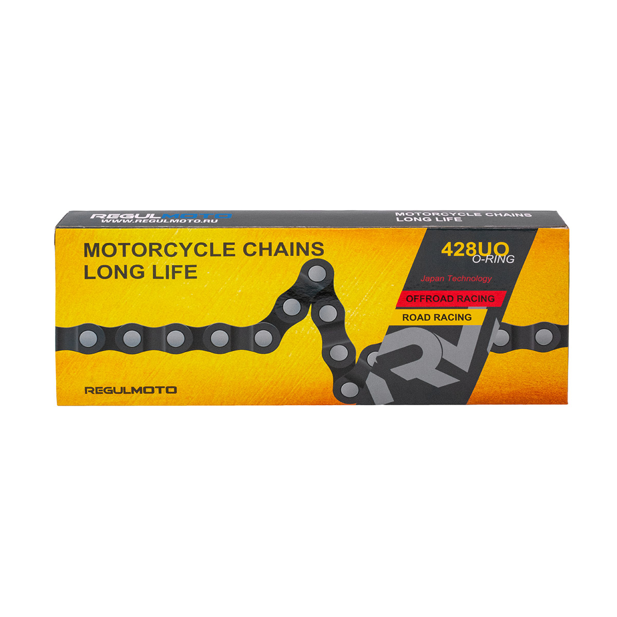 Цепь приводная Regulmoto 428UO-120L сальниковая O-Ring