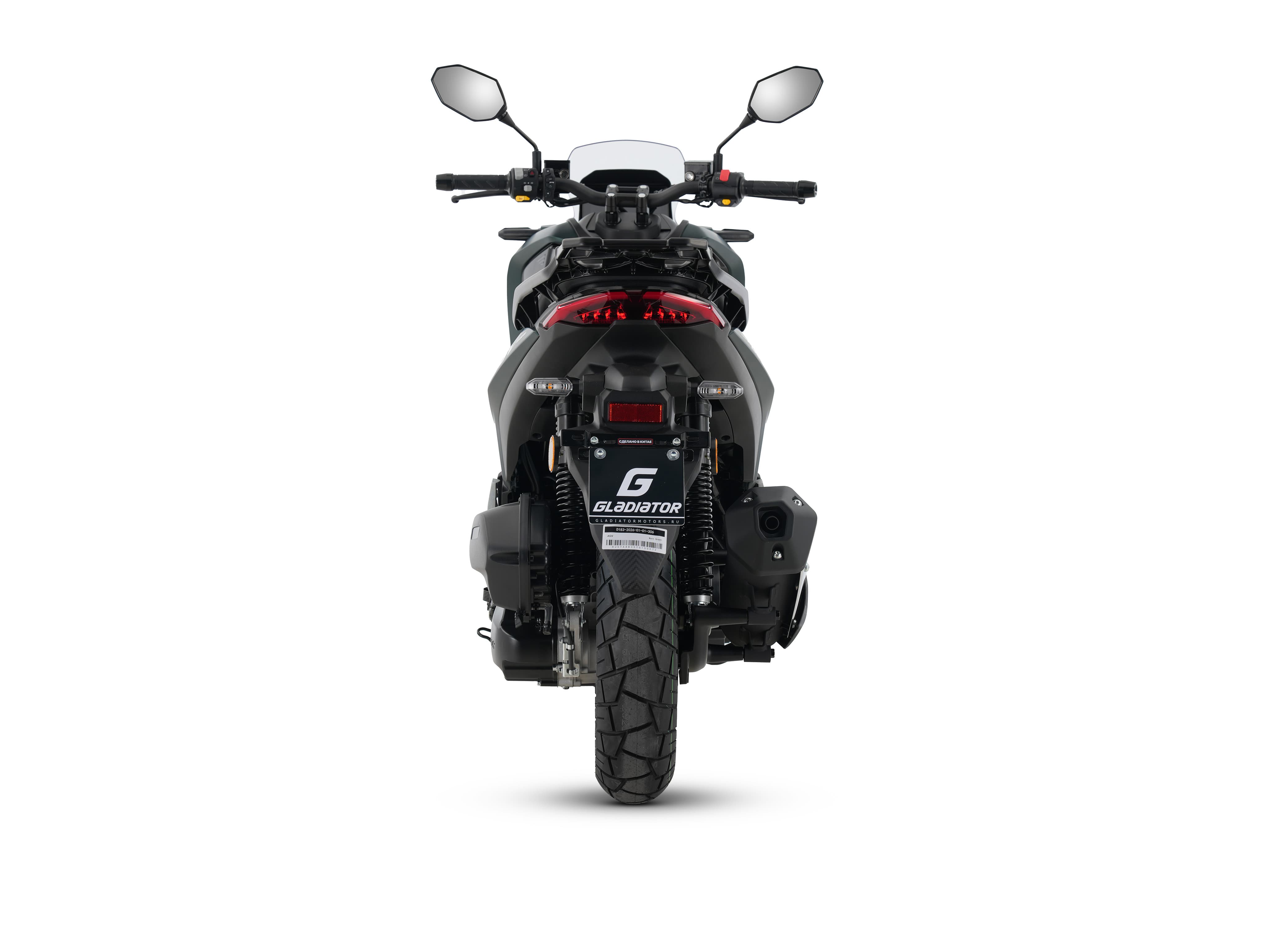 Скутер Gladiator AGV зеленый матовый