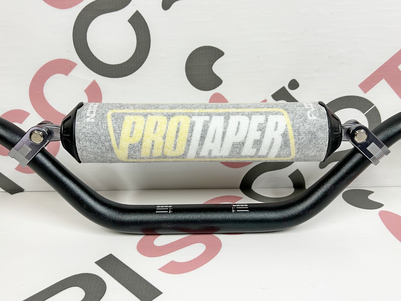 Руль алюминиевый 1-1/8 (28,6 мм.) IGP ProTaper c перемычкой высокий (790x170 мм.) черный, IGP-005-1