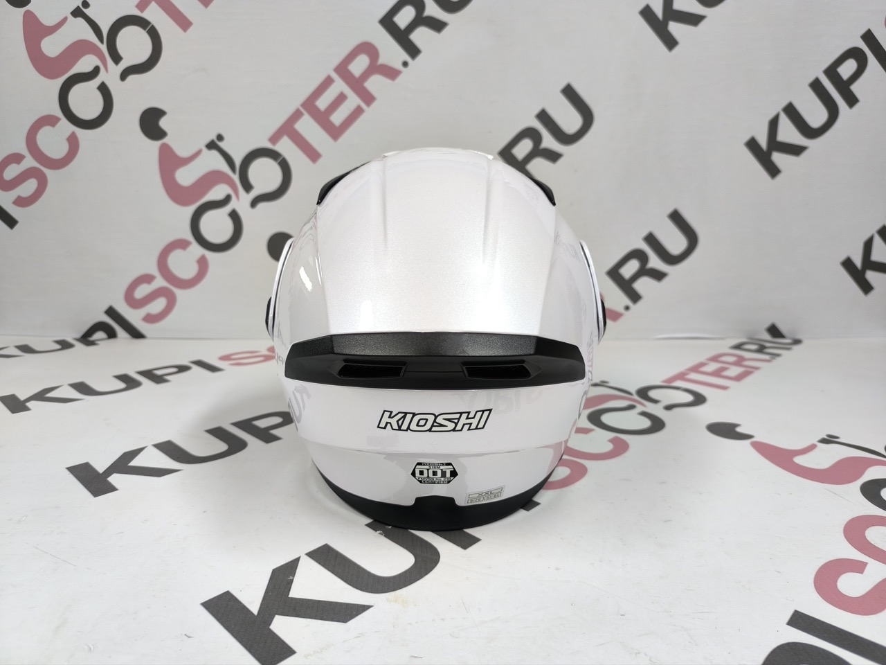 Шлем KIOSHI Tourist 316 модуляр (белый металлик, XL, 102288-49)