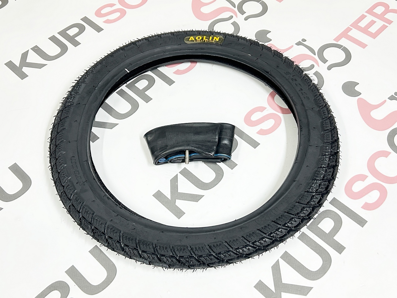 Покрышка 2.50-17 AOLIN SY-052  TT (в сборе с камерой)