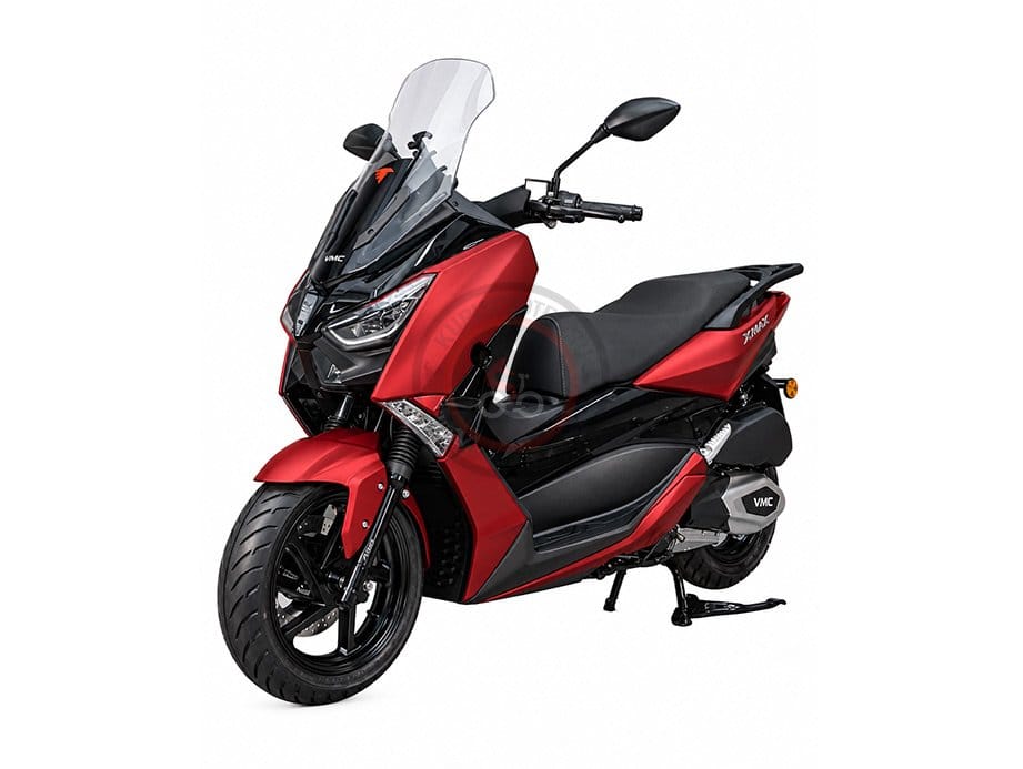 Скутер VMC XMAX BY150T-5A 149cc СЕРИЯ T2500-2, с ABS красный (арт. vmc-xmax-abs-matt-red)