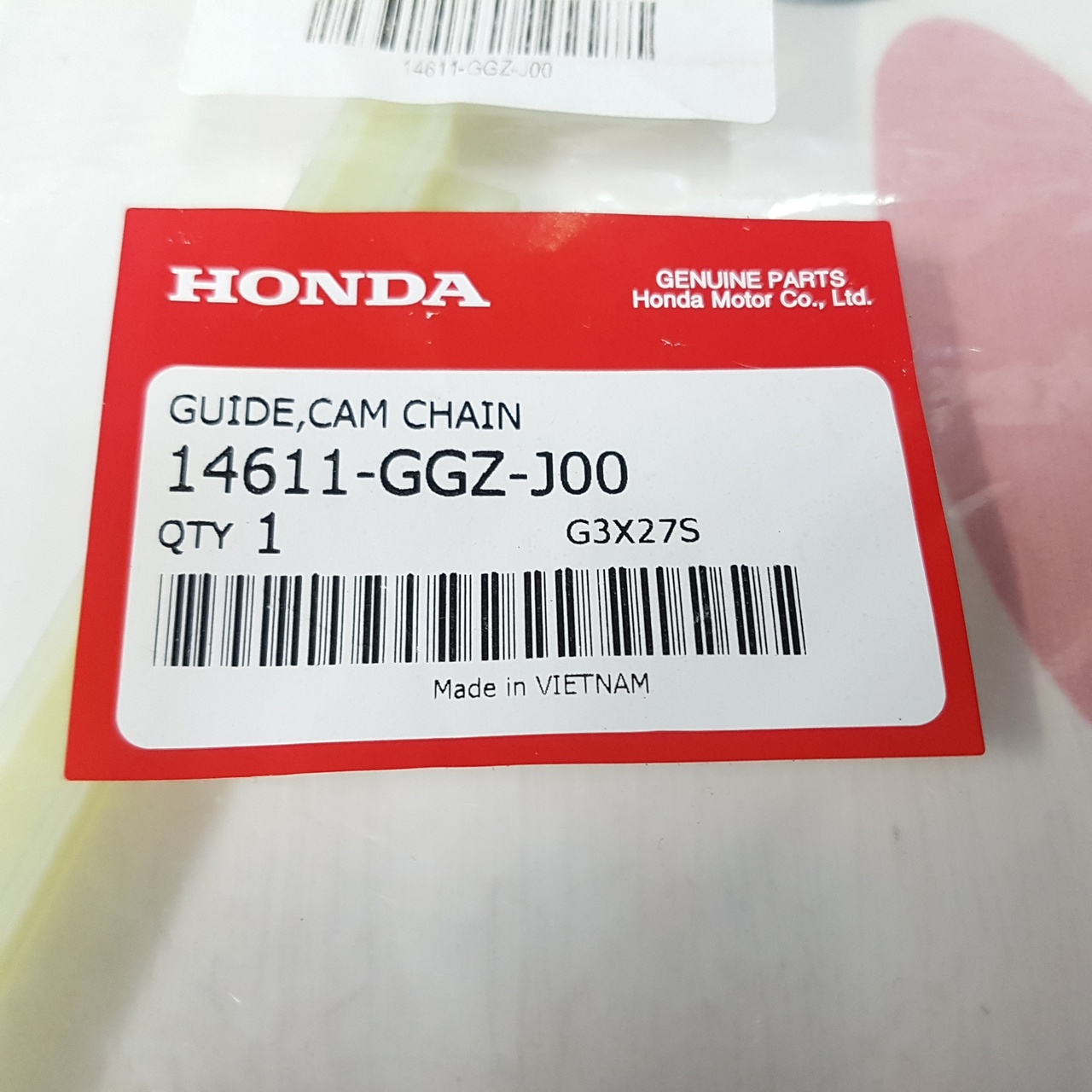 Успокоитель цепи нижний Honda Dunk AF74 / AF78, Tact AF75 / AF79, Giorno AF77 (14611-GGZ-J00) Оригинал