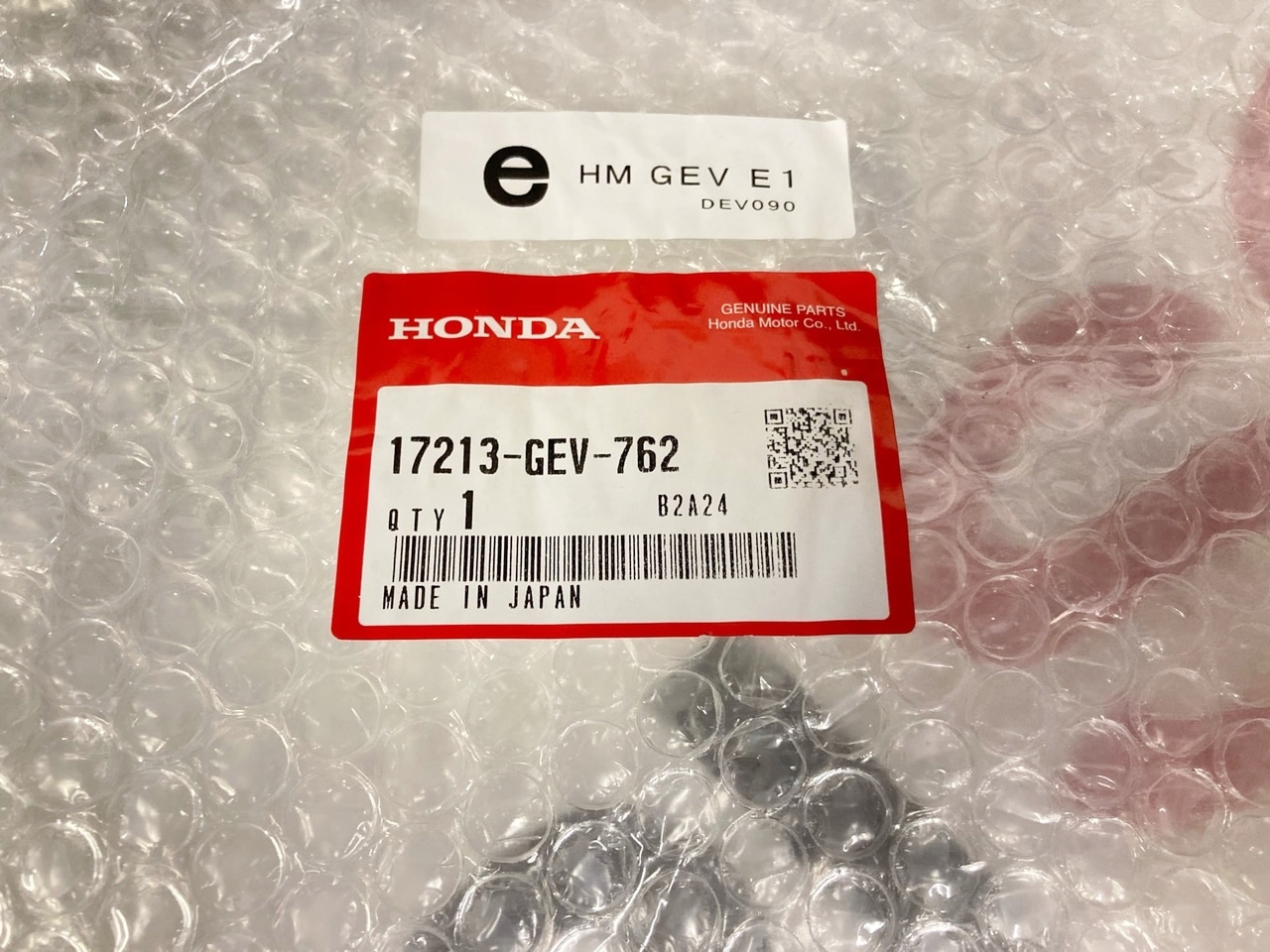Фильтр воздушный Honda Zoomer AF58, AF63 Z4, Scoopy AF55 инжектор (17213-GEV-762) оригинал