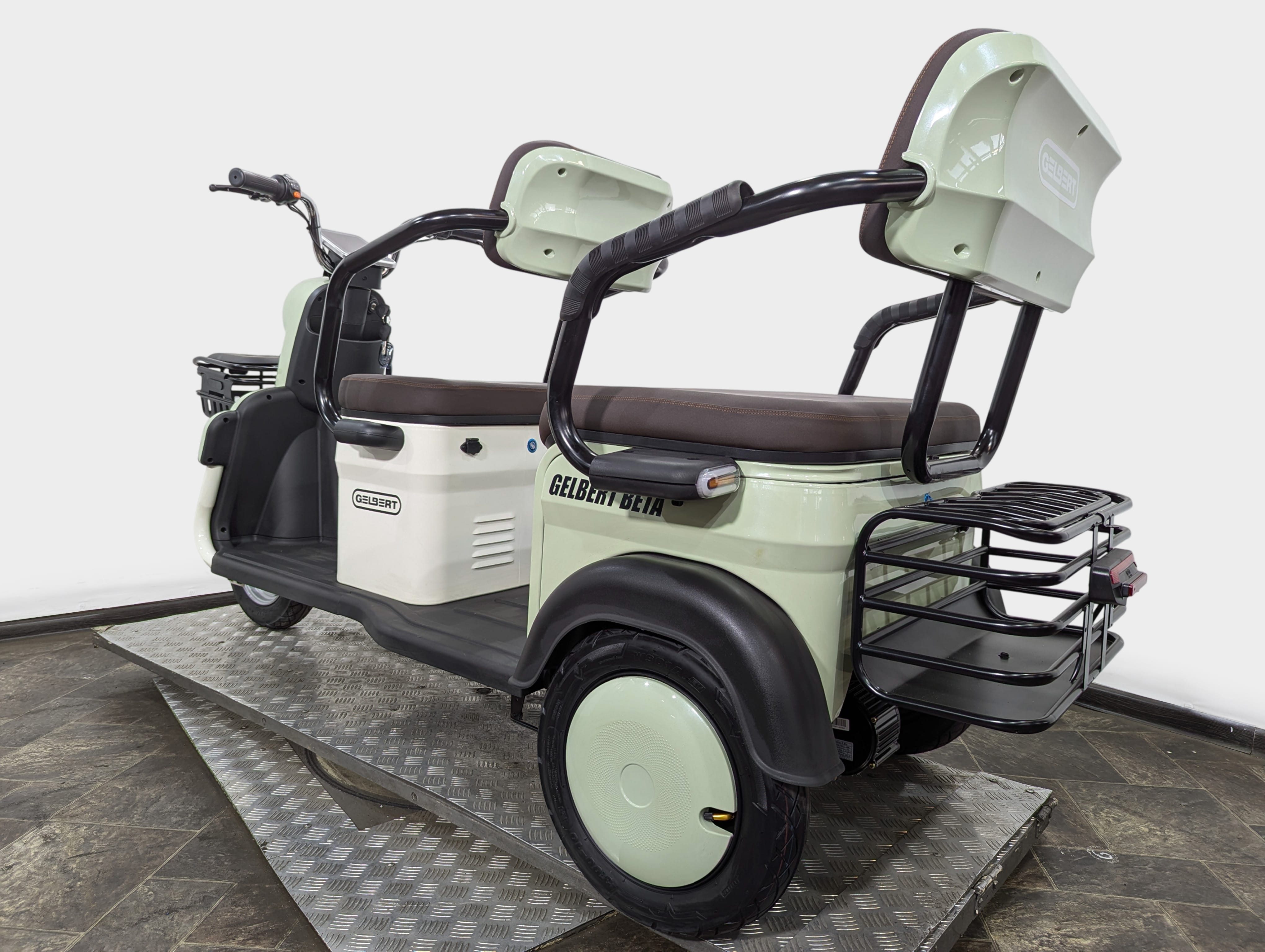 Электротрицикл Rutrike Gelbert Beta 60V 800Вт Бежевый (арт. rutrike-gelbert-beta-60v-bezhevyy)