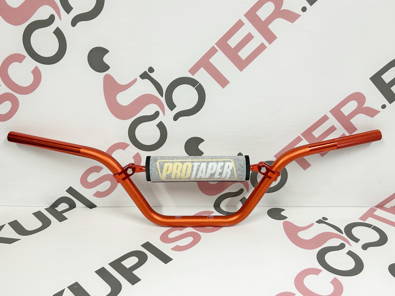 Руль алюминиевый высокий 7/8 (22 мм.) IGP ProTaper EVO PitBike (740x190 мм.) оранжевый, IGP-017-2