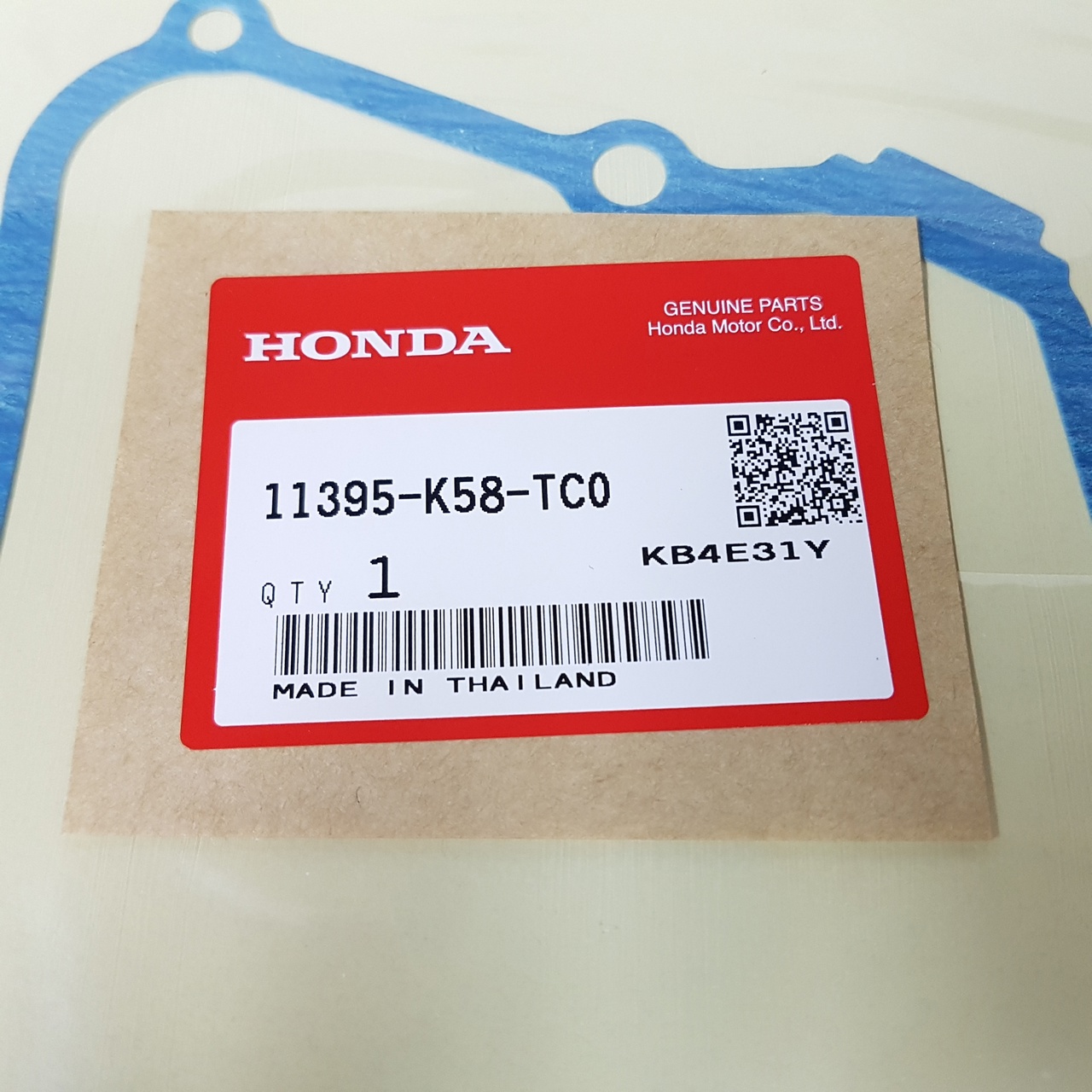 Прокладка крышки генератора Honda Super Cub AA04, AA09 (11395-KWB-920; 11395-K58-TC0) оригинал