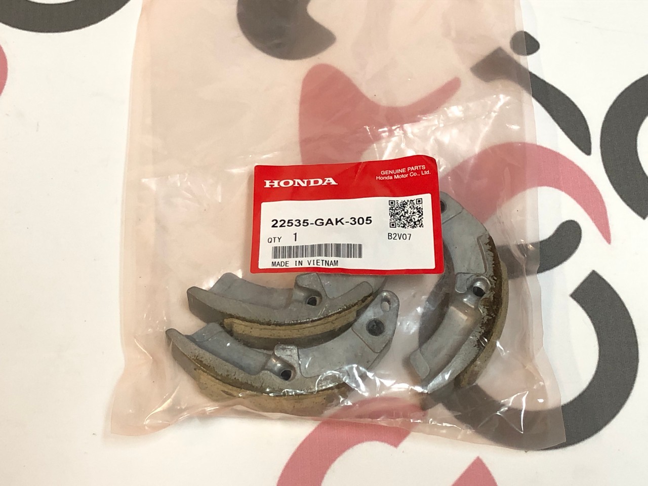 Колодки сцепления Honda Gyro Canopy TA03 , Gyro X TD02, Dio Z4 AF63, Benly AA05  (22535-GAK-305) оригинал