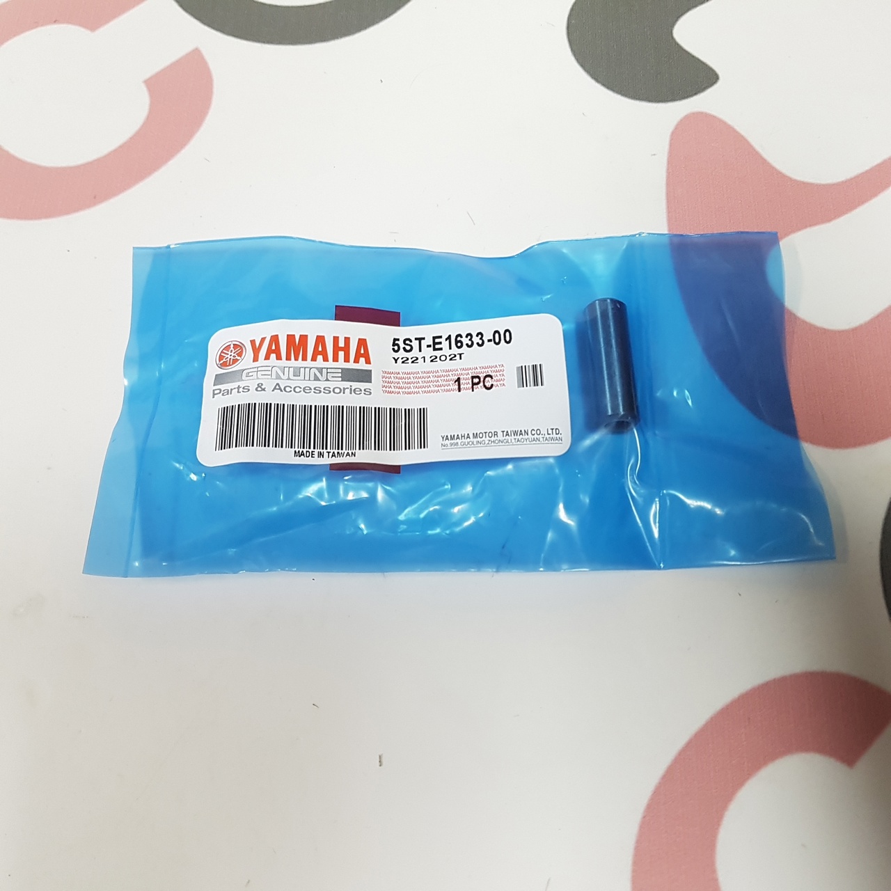 Палец поршневой (10мм.) Yamaha Vino, Gear, Vox, Jog, Aerox, Bws 4T (5ST-E1633-00) оригинал