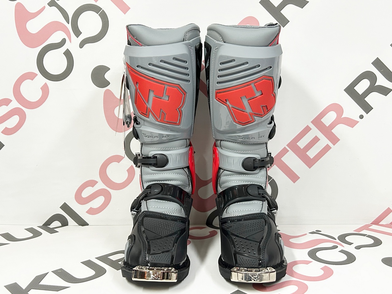 Защита голени TIGER MX 1 Pro (Черный / серый / красный, 39, 216954-2)