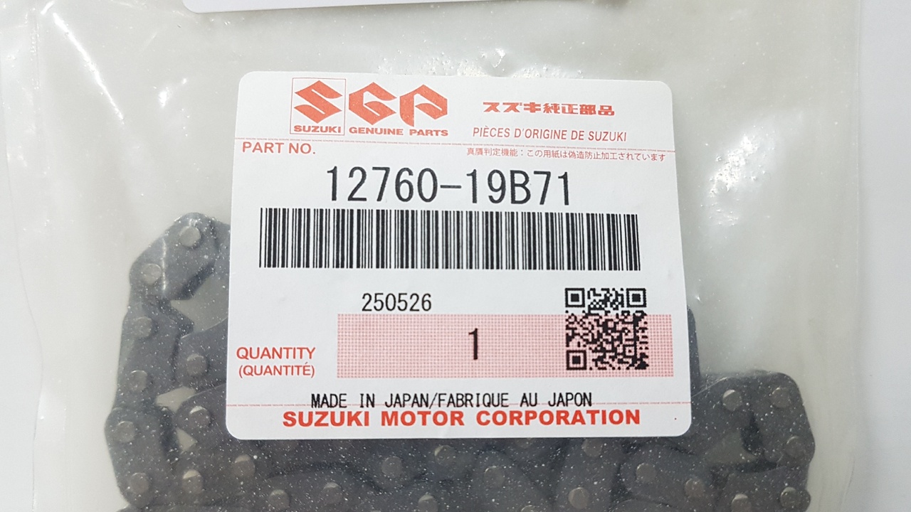 Цепь ГРМ Suzuki SkyWave 250 / 400 CJ41-42-43A / CK41-42-43A, DR250, DR350 (12760-19B70 ; 12760-19B71) оригинал