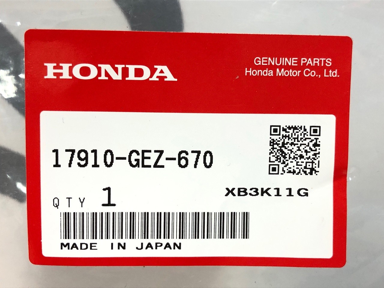 Трос газа Honda Zoomer AF58 (карб. и инжектор) (17910-GEZ-670) оригинал