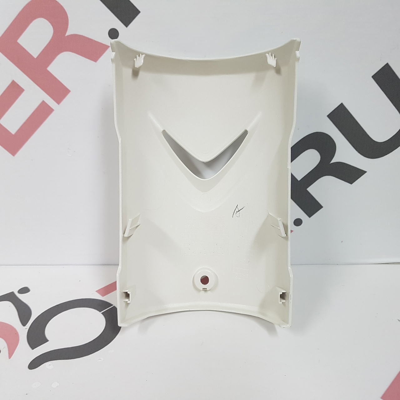 Передний обтекатель БЕЛЫЙ Honda Super Cub 50  AA04, Super Cub 110 JA10  (64301-KZV-T00) Оригинал