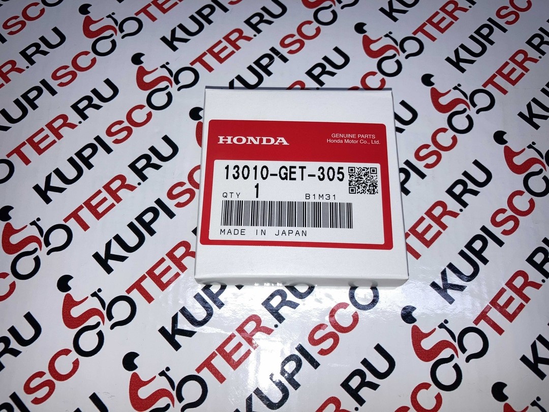 Кольца поршневые Honda Gyro Canopy TA03, Gyro X TD02, Dio AF56, AF57, AF58 , Dio Z4 AF63, Crea Scoopy AF55 (13010-GET-305) оригинал