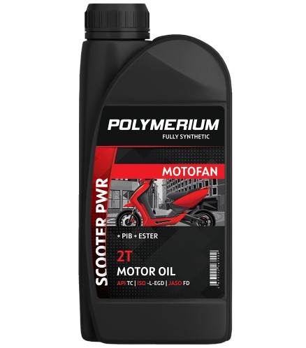 Масло POLYMERIUM MOTOFAN SCOOTER PWR 2T (синтетика) 1L.