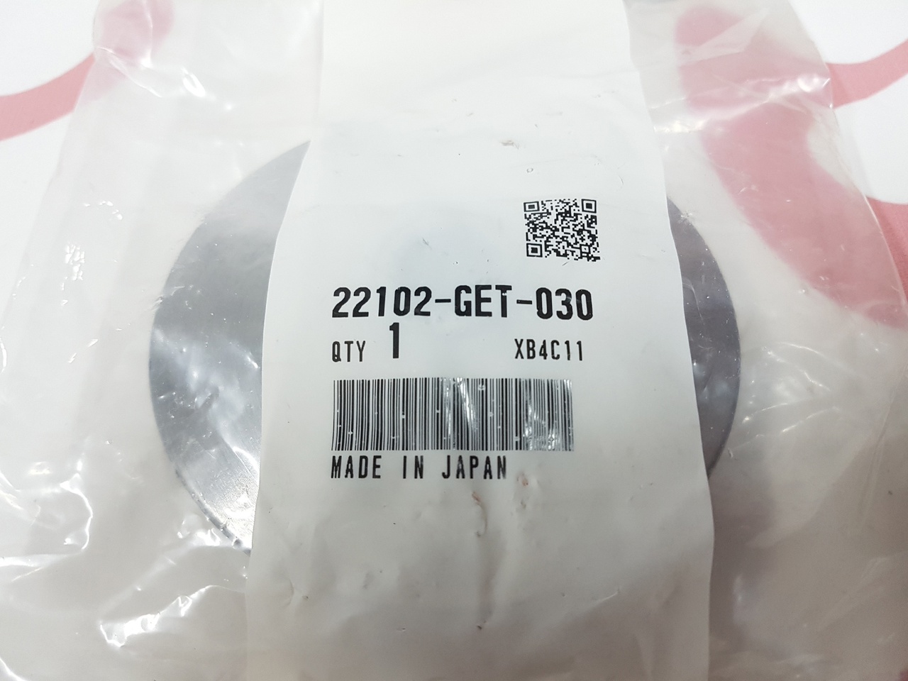 Ответная щека вариатора Honda Tact AF75 / AF79, Dunk AF74 / AF78, Giorno AF77, Crea Scoopy AF55, Dio AF56 / AF57 / AF63, Zoomer AF58 , Yamaha Jog AY01, Vino AY02 (22102-GET-030) оригинал