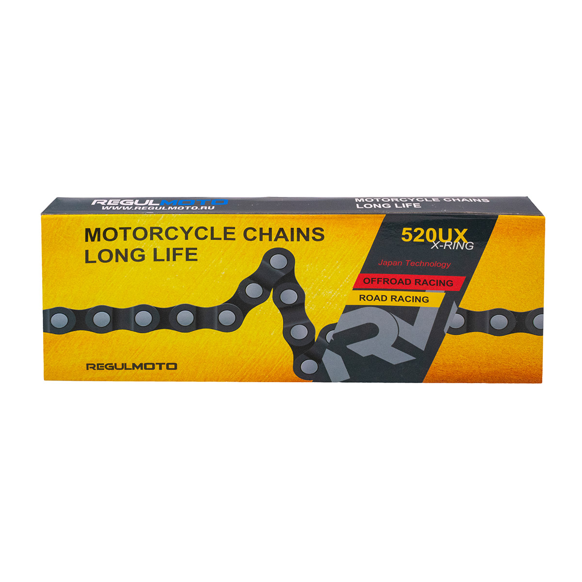 Цепь приводная Regulmoto 520UX-120L сальниковая X-Ring