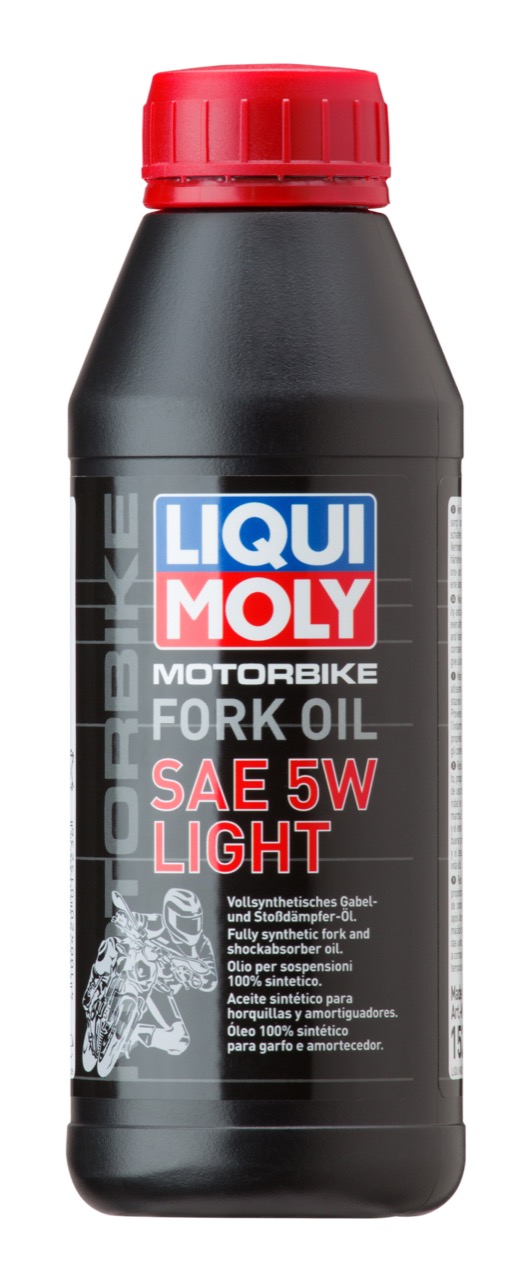 Синтетическое масло для вилок и амортизаторов LIQUI MOLY Motorbike Fork Oil Light 5W (0,5 л.)