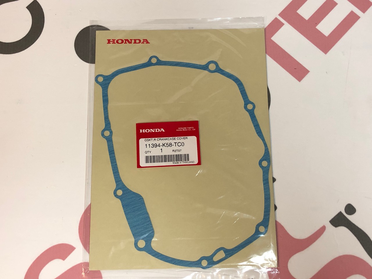 Прокладка крышки сцепления Honda Super Cub AA04 (11394-KWB-920; 11394-K58-TC0) оригинал