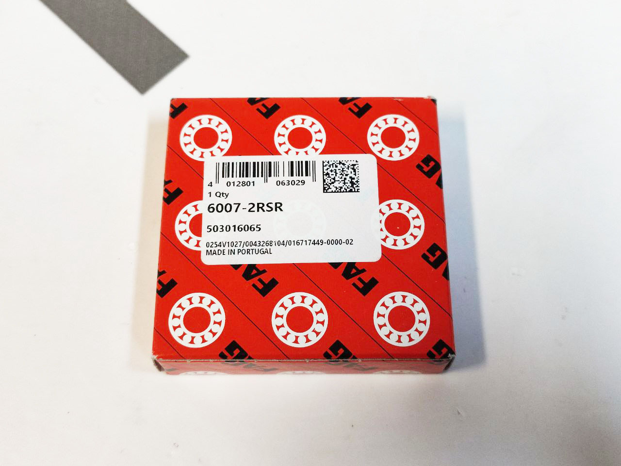 Подшипник 6007 2RSR (35х62х14)  FAG  Португалия