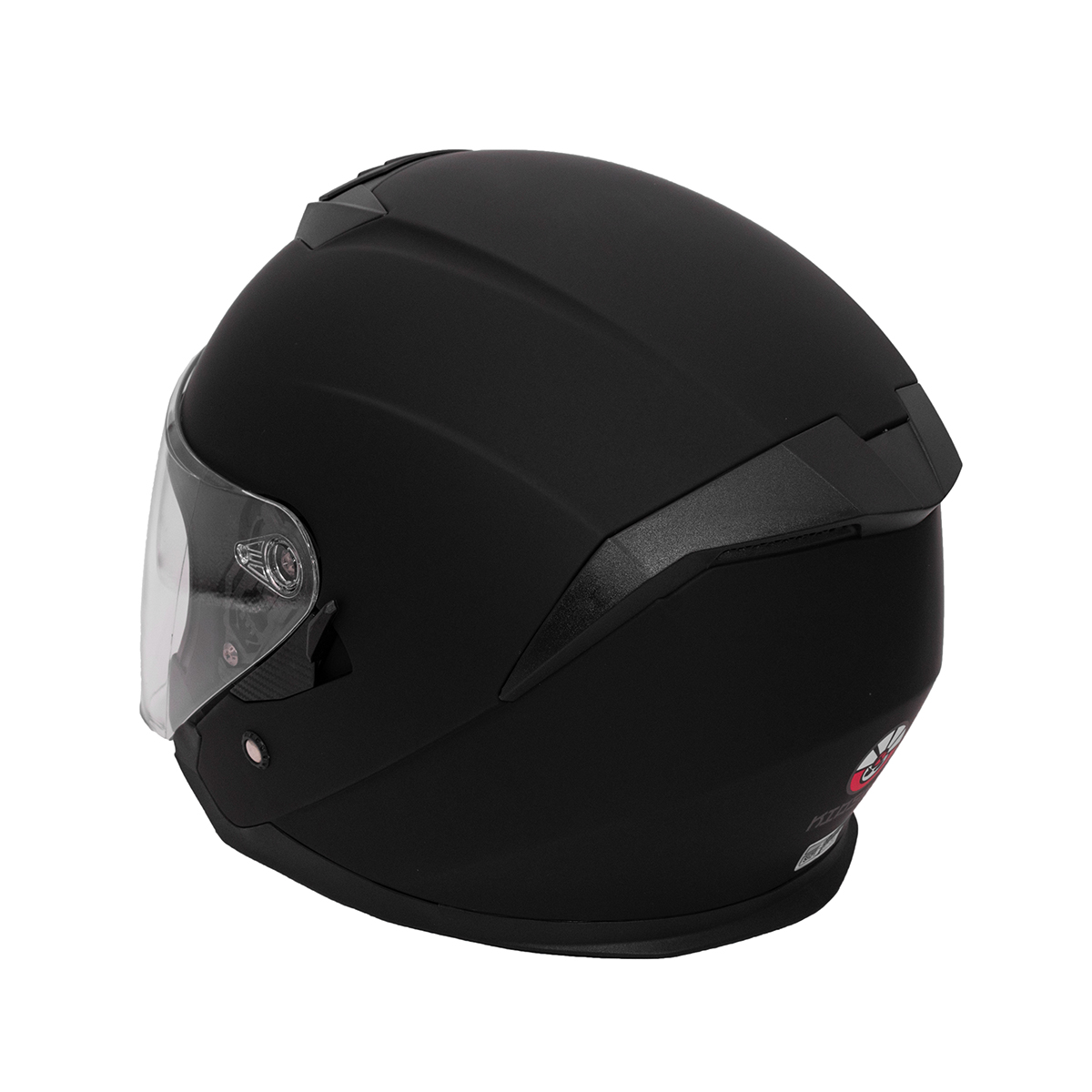 Шлем KIOSHI JK526 открытый со стеклом и очками (Черный матовый, XL, 304172-4)