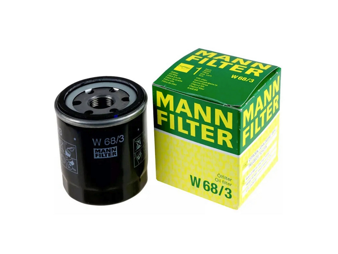 Фильтр масляный MANN-FILTER W68/3, Regulmoto Discovery