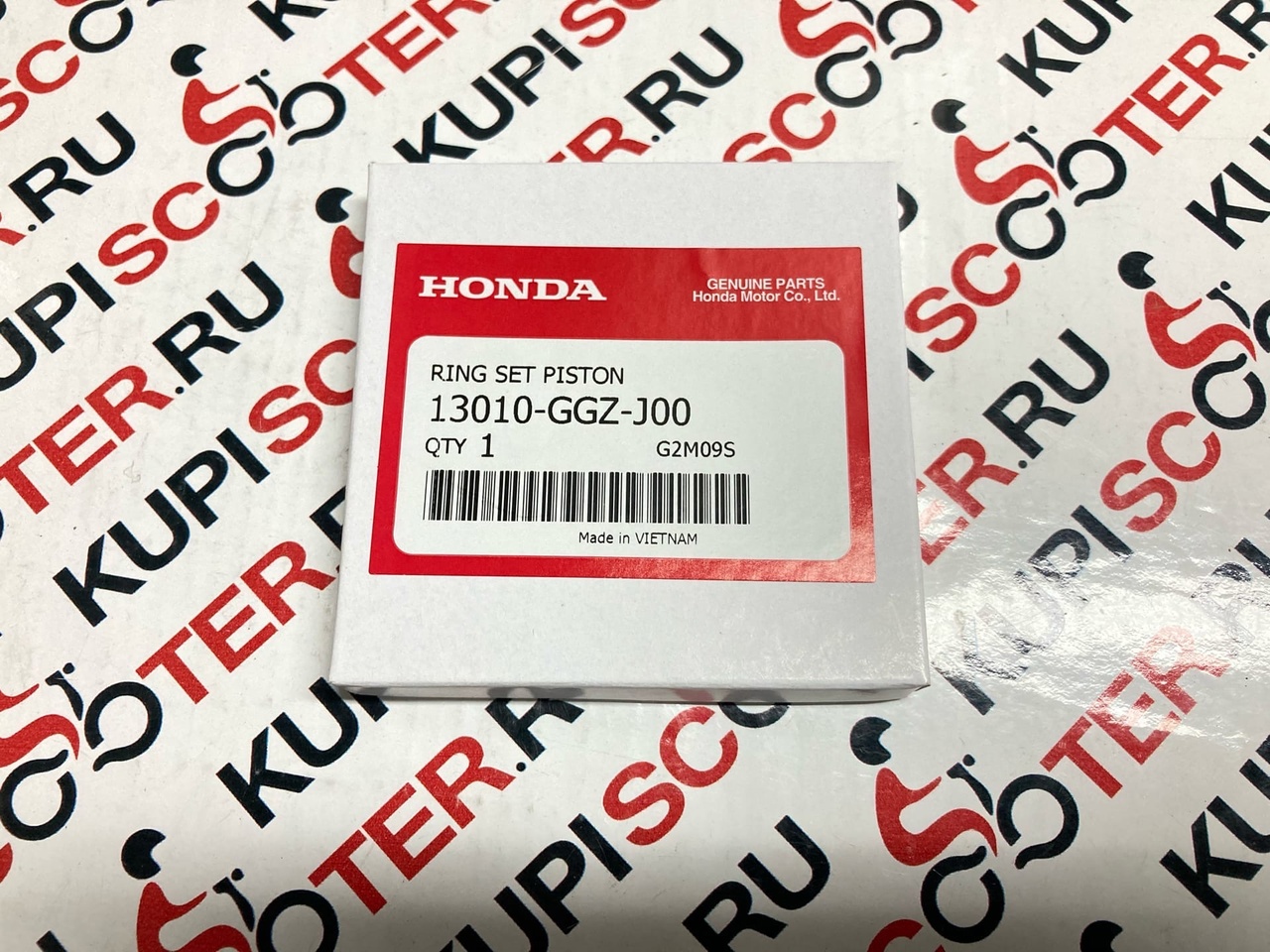 Кольца поршневые Honda Benly AA05, Tact AF75 / AF79, Dunk AF74 / AF78 (13010-GGZ-J00) оригинал