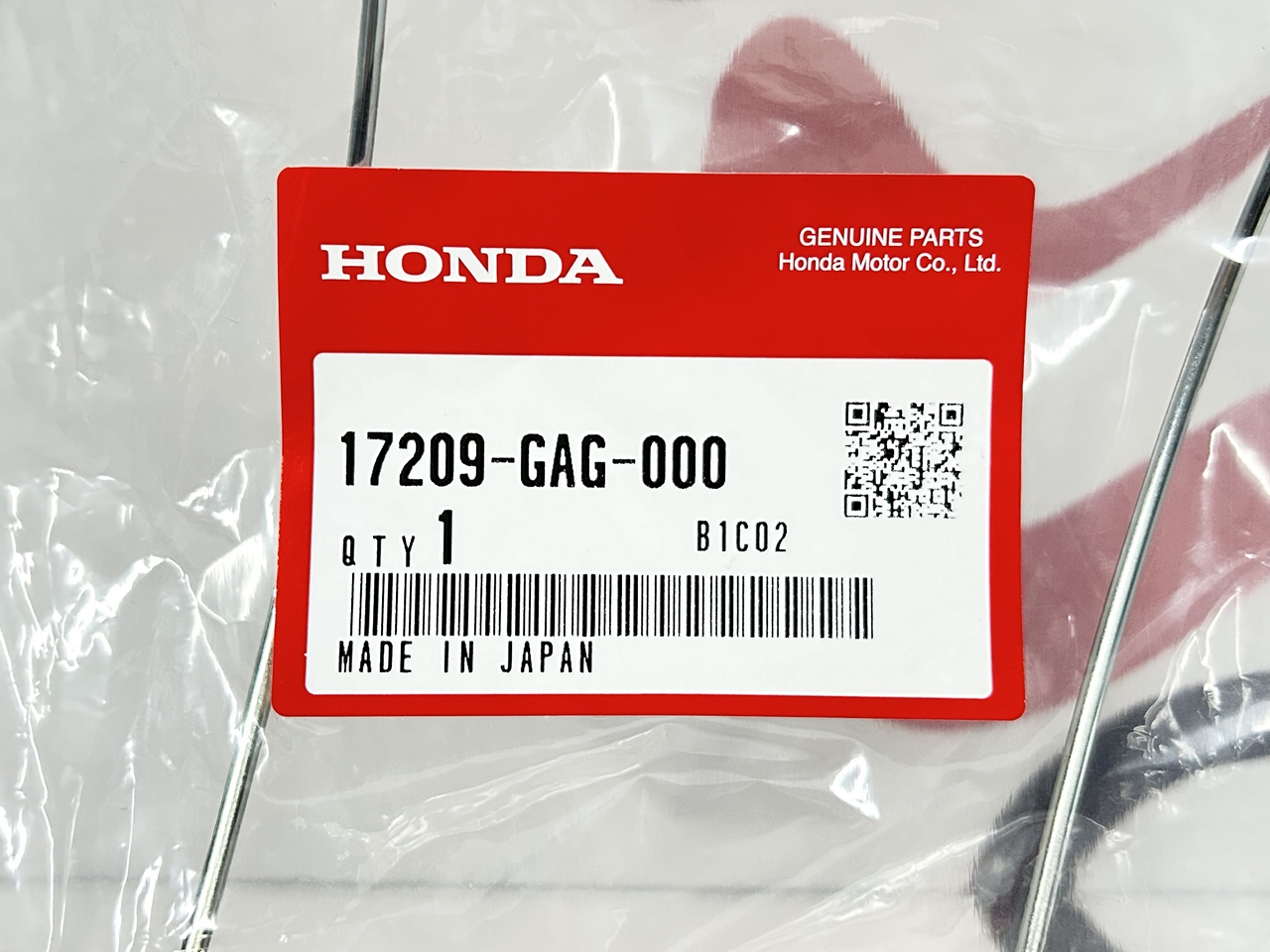 Скоба крепления крышки воздушного фильтра Honda Gyro X TD01, Canopy TA02 (17209-GAG-000) оригинал