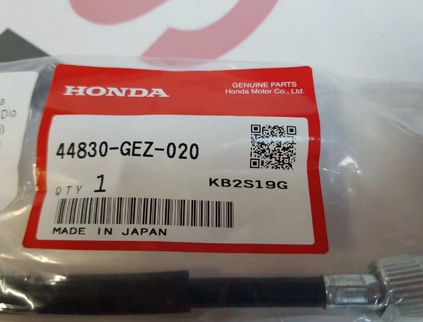 Трос спидометра Honda Zoomer AF58, Today AF61, Dio AF62 (95 см., с защелкой) (44830-GEZ-020) Оригинал