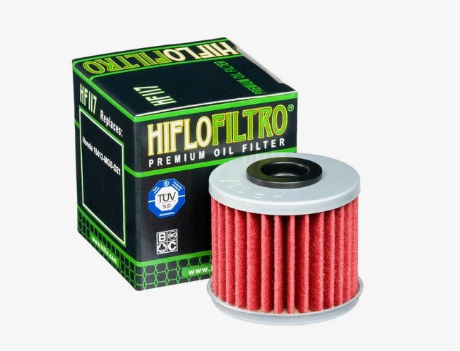 Фильтр масляный Hi-Flo Honda Super Cub AA09, Cub 110 JA44 / JA59 Cub 125 JA58, Cross Cub AA06 / JA45  (АНАЛОГ: 15412-MGS-D21; 15412-K0N-D01)