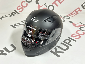 Шлем интеграл с очками Acerbis FULL FACE X-STREET Black 2 (черный матовый) XL
