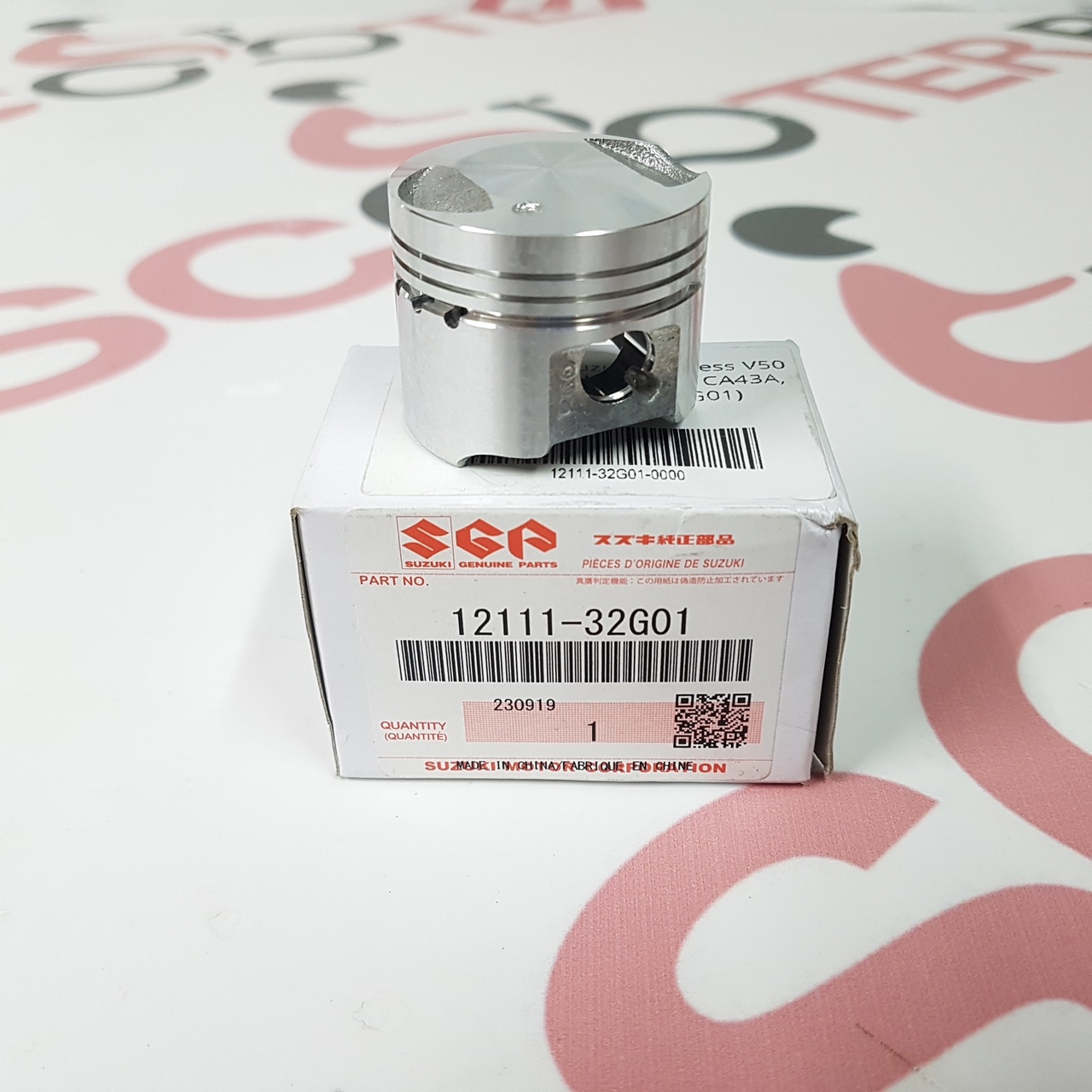 Поршень Suzuki Address V50 CA44A, Lets IV CA41A, CA43A, CA45A (12111-32G01) Оригинал