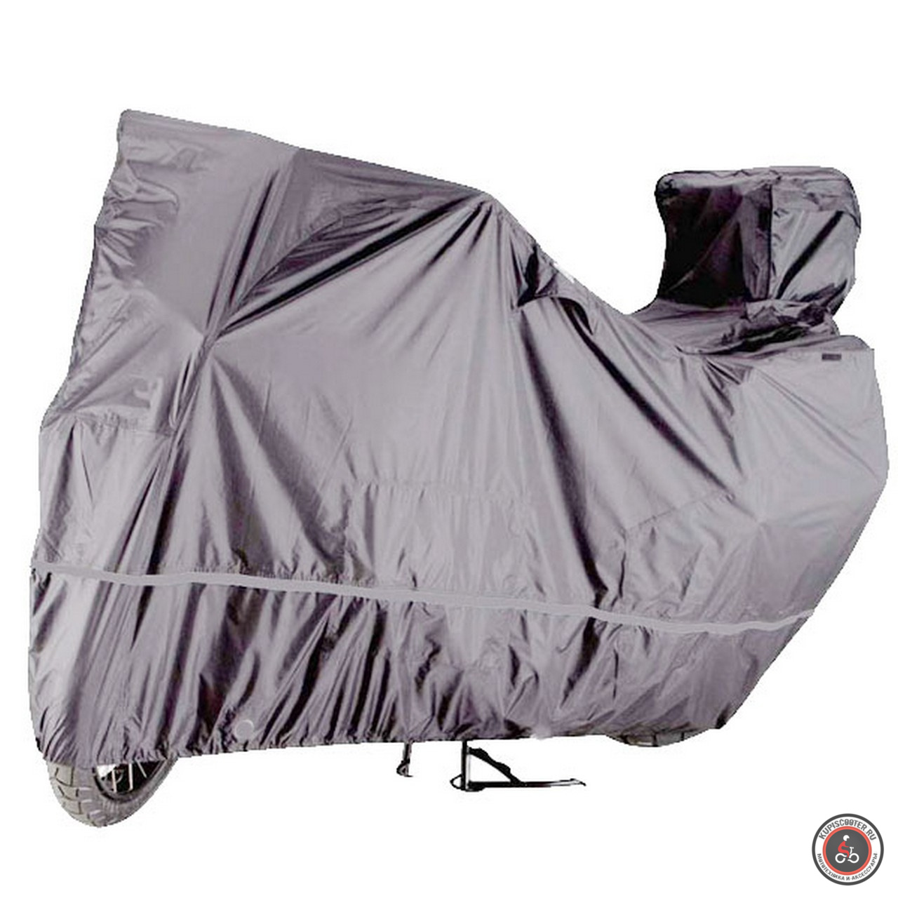 Чехол REXWEAR (260х163х96 см.) Эндуро BMW R 1200GS с центральным и боковыми кофрами (серый)