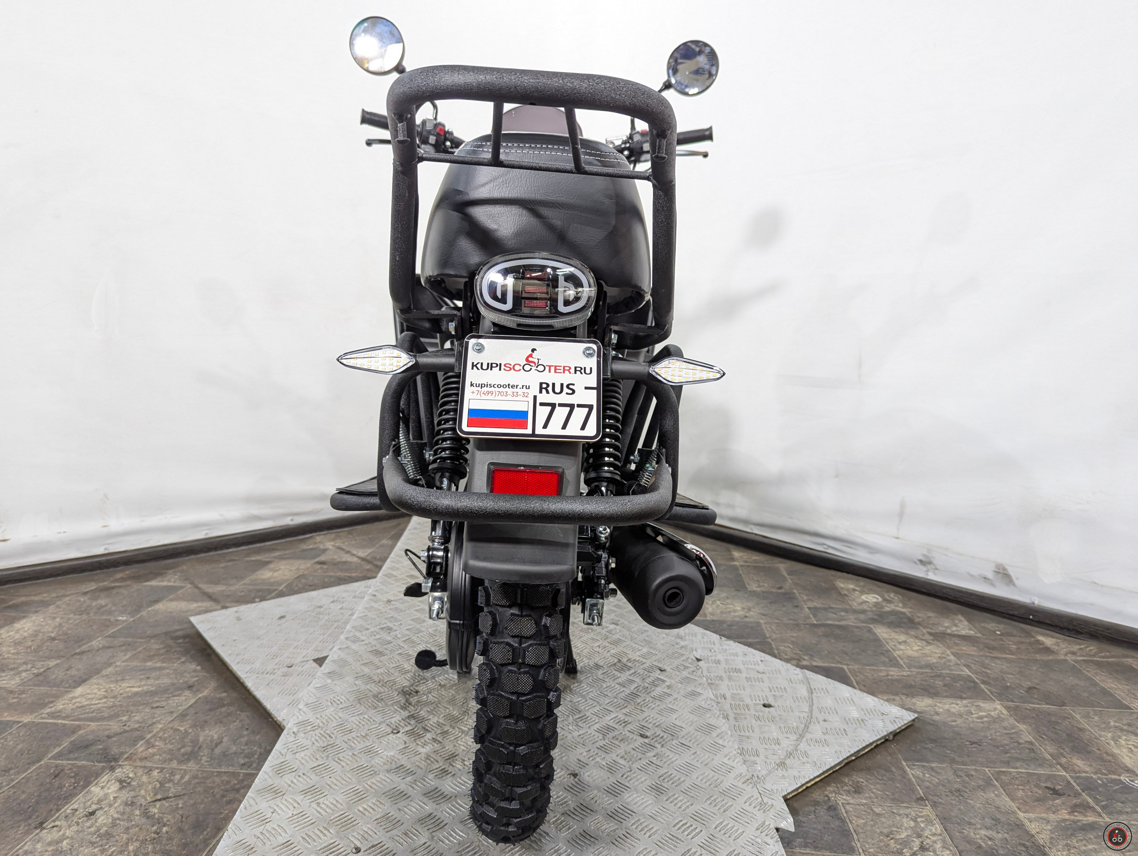 Мопед Regulmoto Alpha RM-6 PRO Черный Матовый  - Максимальная скорость: до 90 км/ч