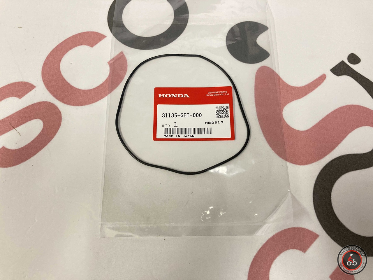 Прокладка крышки генератора Honda Gyro Canopy TA03, Zoomer AF58, Benly AA05, Dio AF56 (31135-GET-000) оригинал