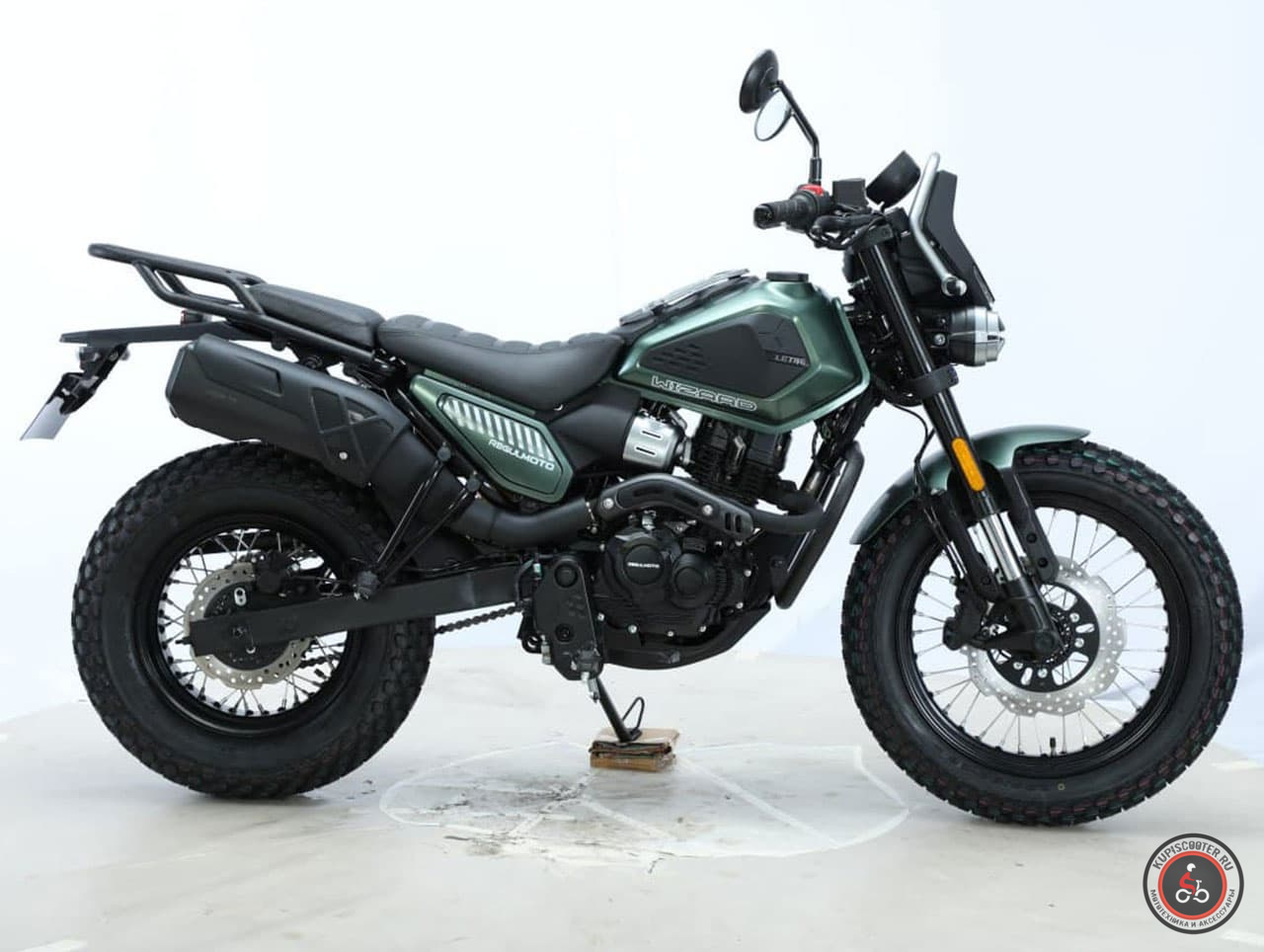 Мотоцикл Regulmoto Wizard 230 Зеленый - Максимальная скорость: 110 км/ч