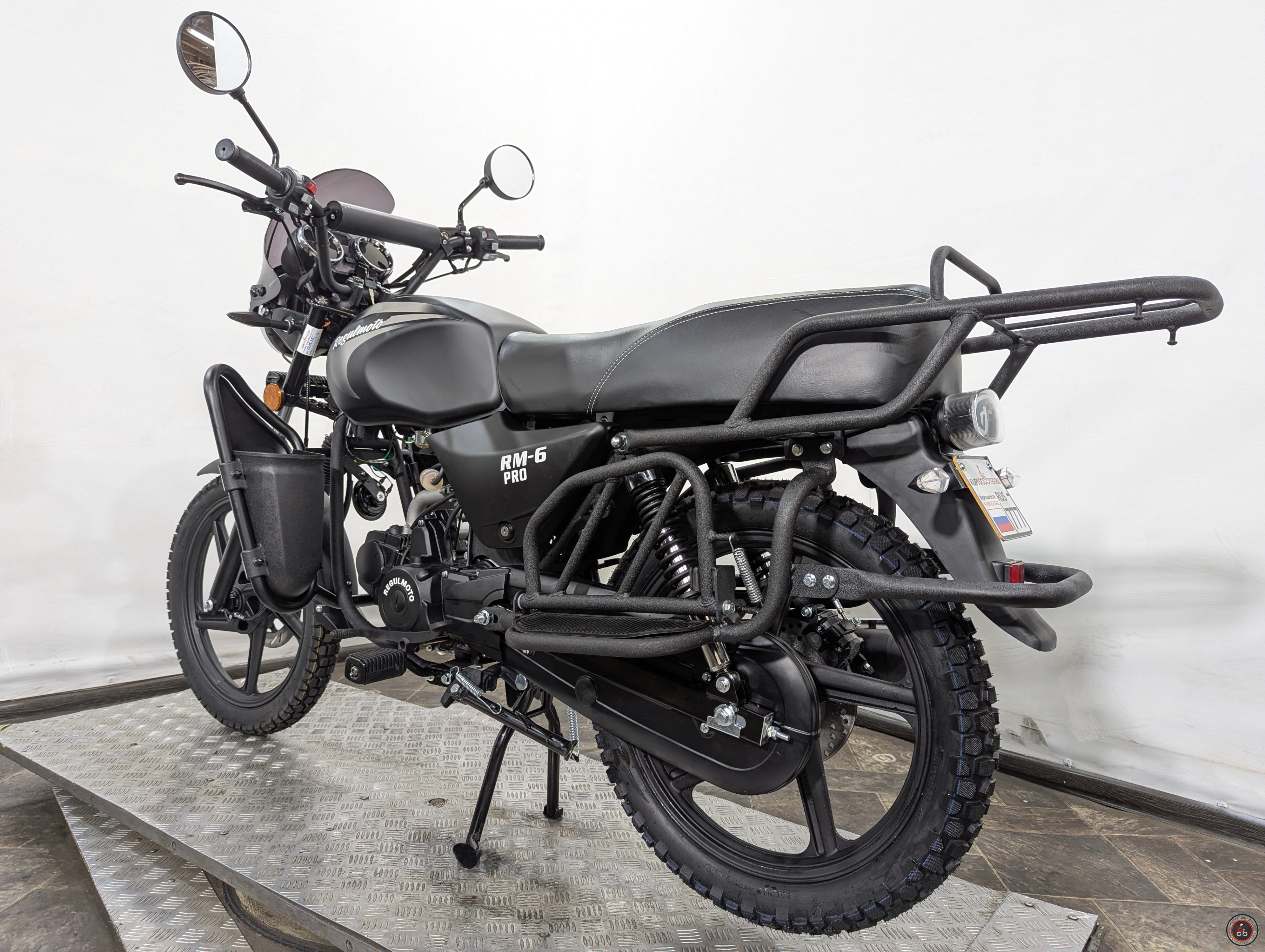 Мопед Regulmoto Alpha RM-6 PRO Черный Матовый  - Объем двигателя: 49 см3